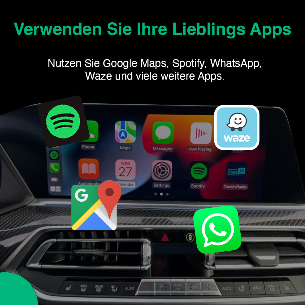 CarPlay AI-Box | YouTube & Netflix | Apple CarPlay Und Android Auto